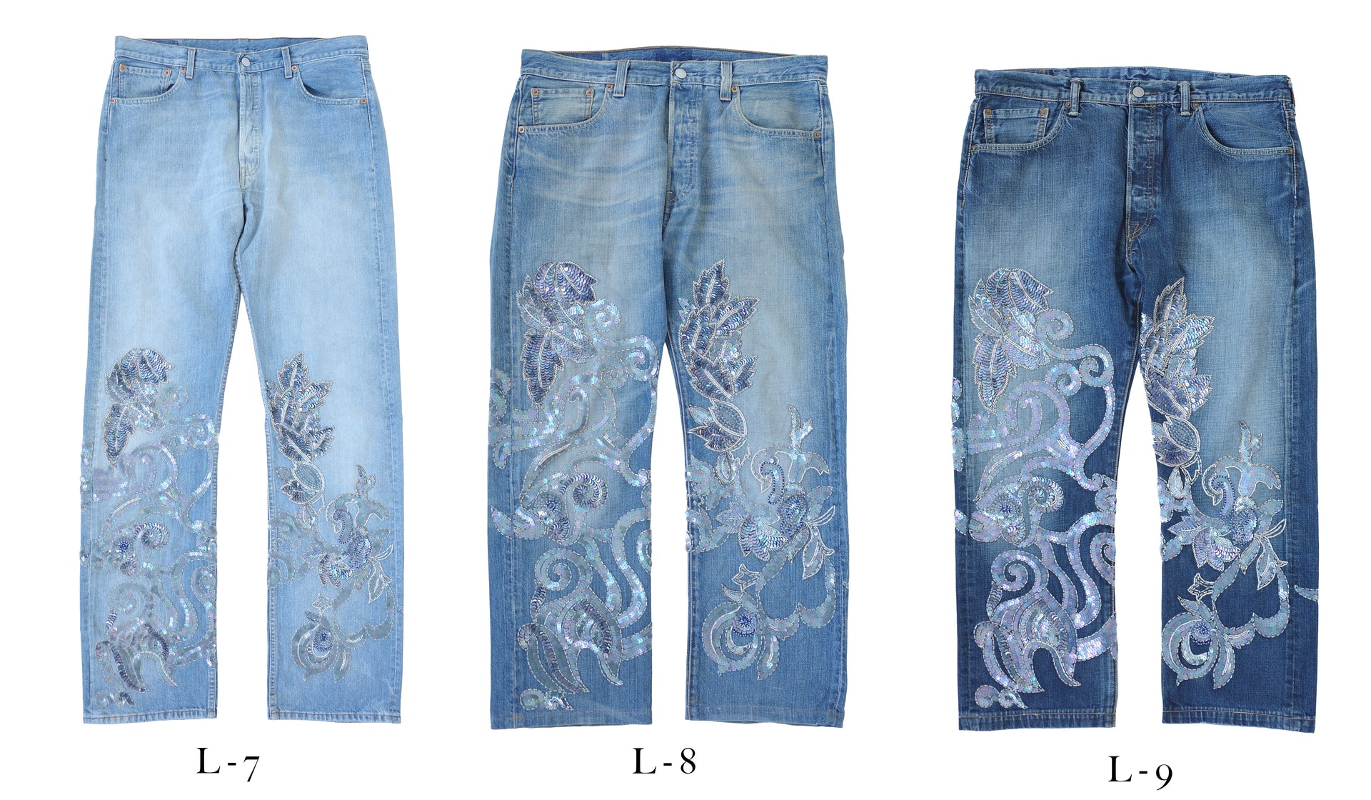 The Reconstituted Vintage Sequin Jean