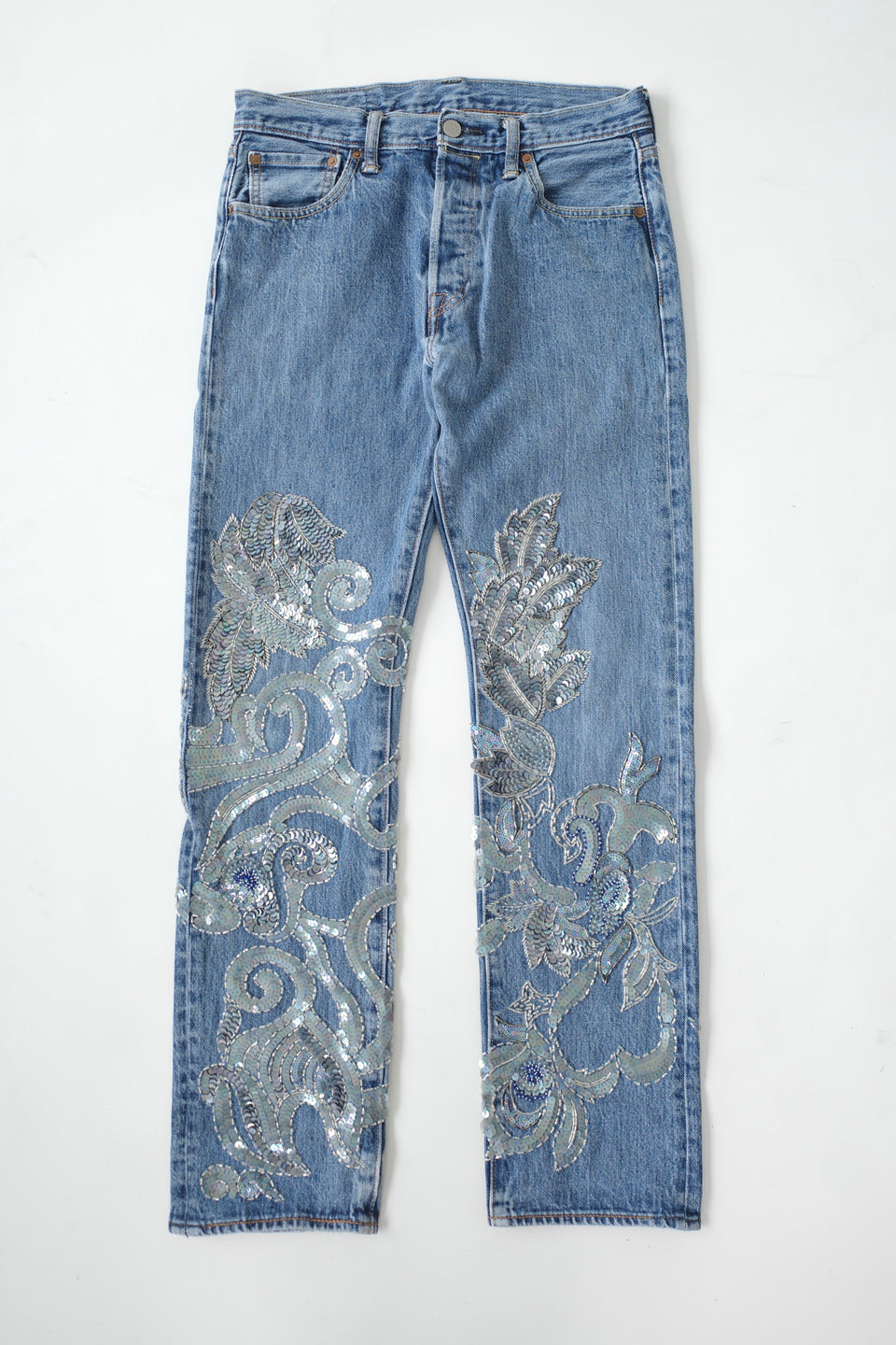 The Reconstituted Vintage Sequin Jean