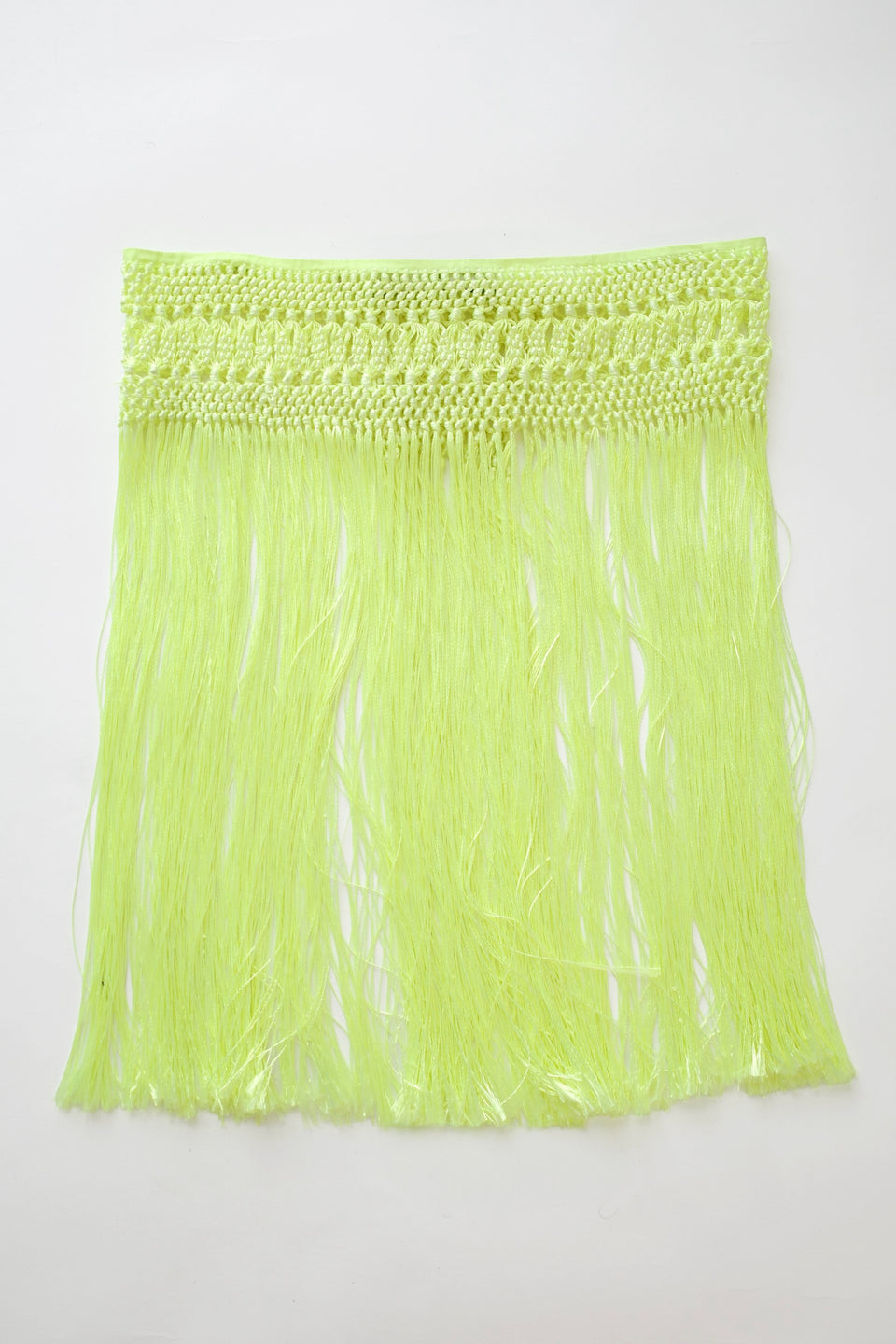 The Neon Yellow Macrame Belt