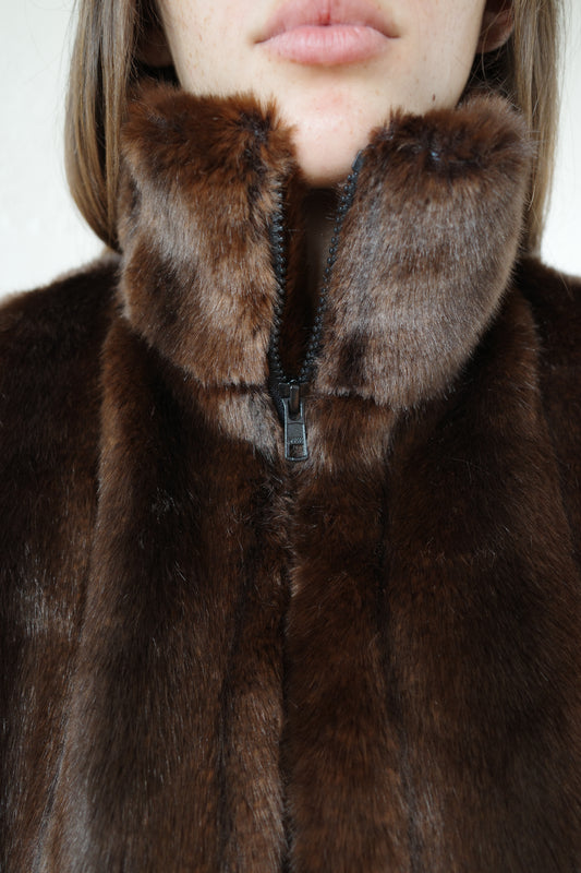 The Faux Mink Gilet